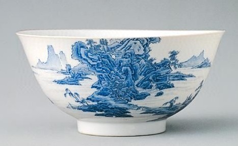 雍正珐琅彩山水碗--艺术收藏--人民网