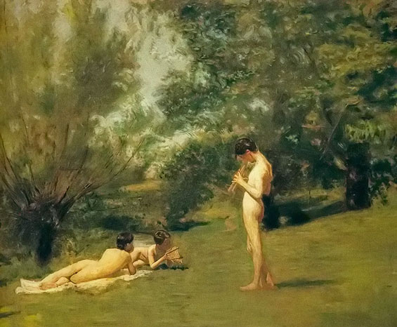 美国现实主义画家托马斯·伊肯斯的<em>人体</em>作品赏