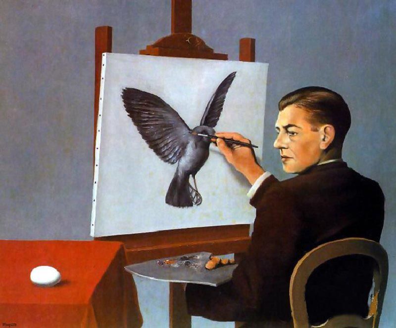 马格里特(magritte rene 1898-1967), 20世纪比利时最杰出的超现实