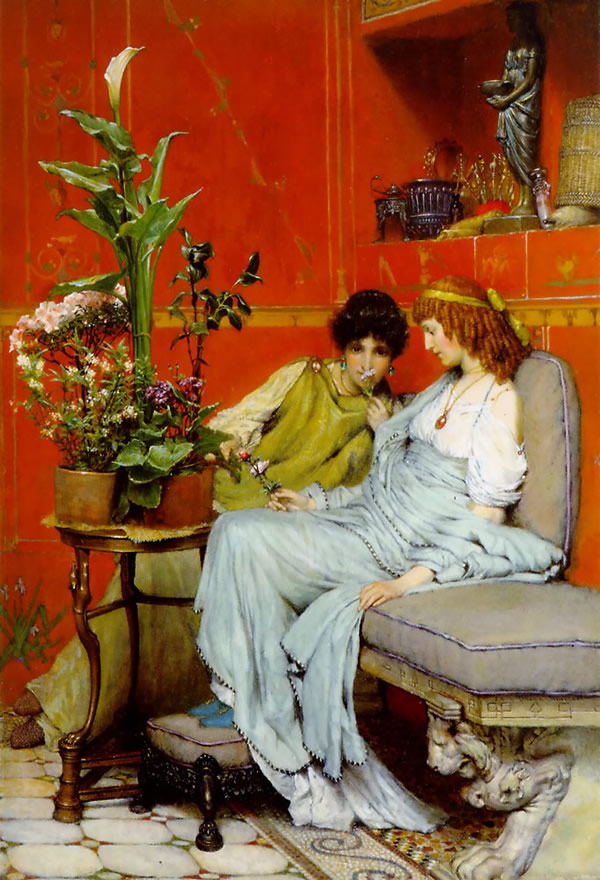 英国皇家艺术学院泰德玛爵士的唯美油画作品