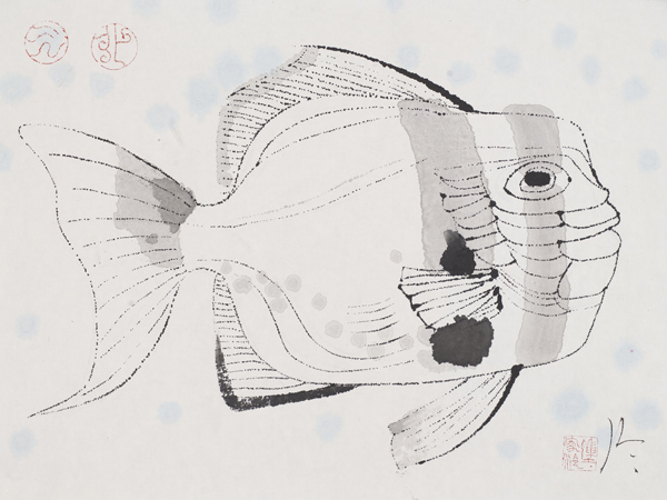 《花鳥魚虫系列之二》，33×28cm，2015年