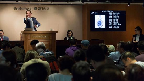 2017年书法比赛香港苏富比2016年中国艺术品拍卖总成交16亿9100万