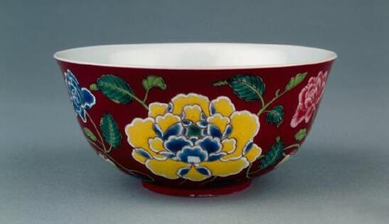 清雍正·珐琅彩瓷碗 大英博物馆馆藏