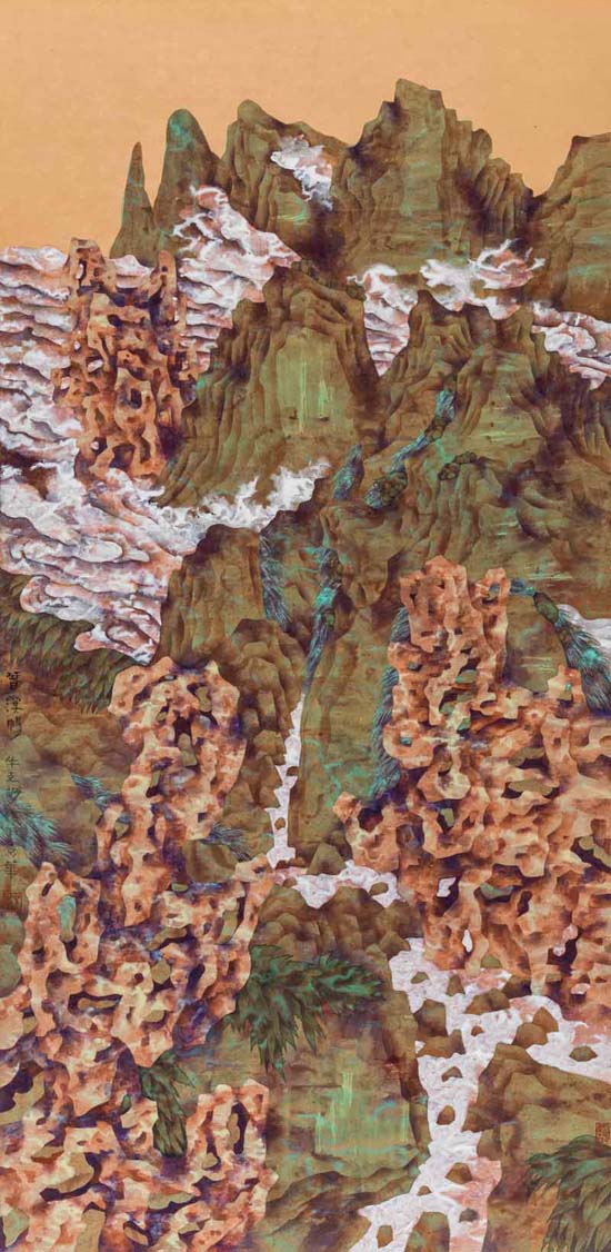 春溪畅 136X68cm 2012年