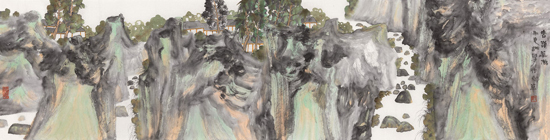 春领华滋 1370x349mm 2016年