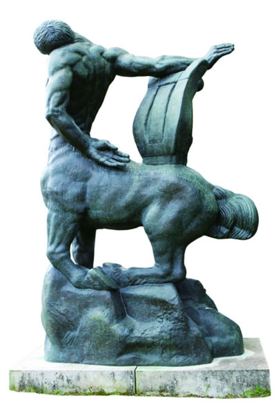  垂死的人马（雕塑） 1914年 安托万·布德尔