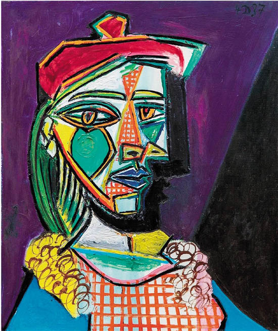 毕加索《戴贝雷帽的女子》拍4982.7万英镑
