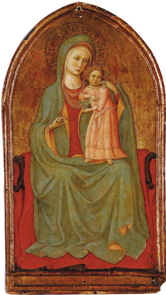 贝亚托·安杰利科作品《圣母玛利亚和圣子》赏