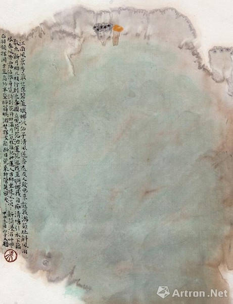 吴保国作品《片段之二》 45cm×35cm