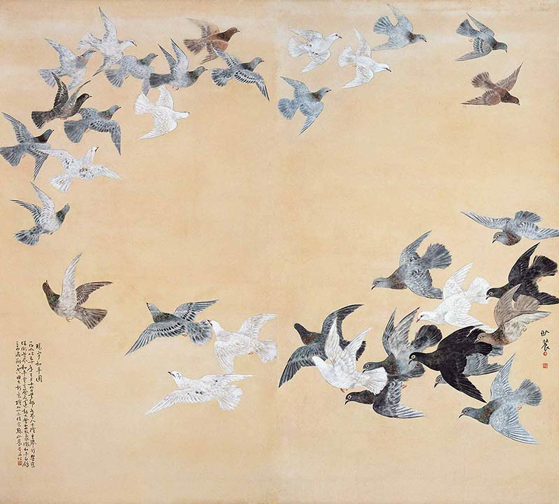 《環宇和平圖》蘇臥農172×192cm 1950年