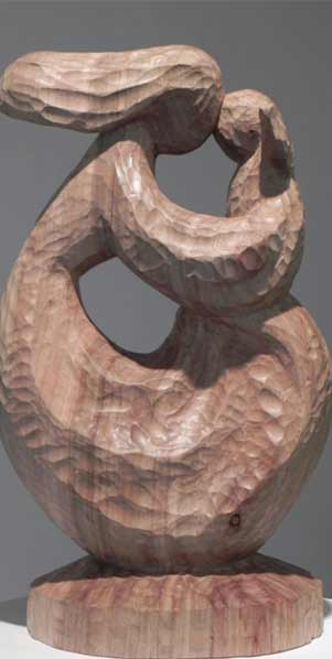 《搖籃》木 23cm×18cm×41cm 2005年