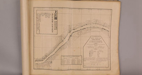 法國教士《長江上游導航圖》