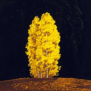 晁楣 《秋韻》 56x56cm 1996年