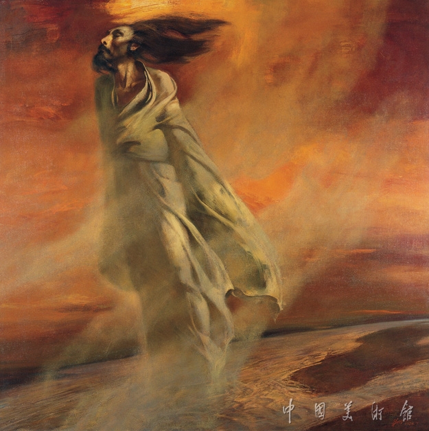 《国魂・屈原颂》189×189cm，1984年 （来源：中国美术馆）