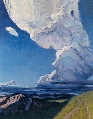 《青海長雲》160×140cm，1980年