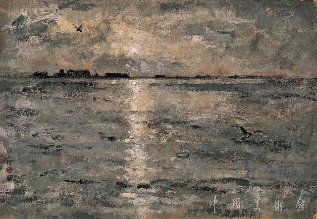 《红海》17.9×25.7cm，1928年