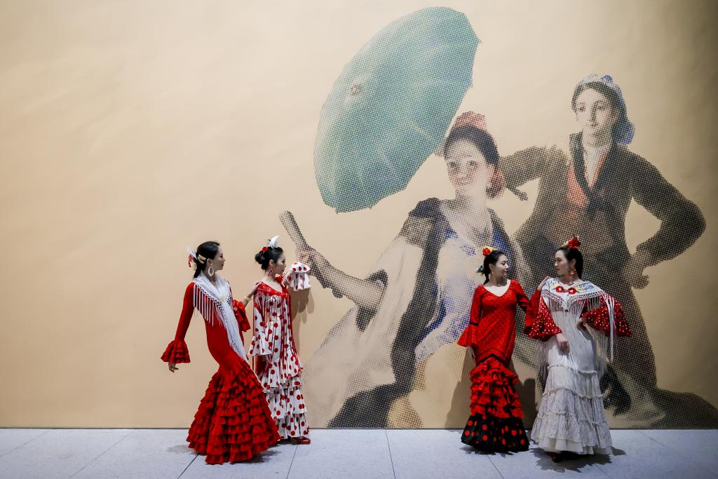 “光輝時代：普拉多博物館中的西班牙往事”開幕現場，浦東美術館
