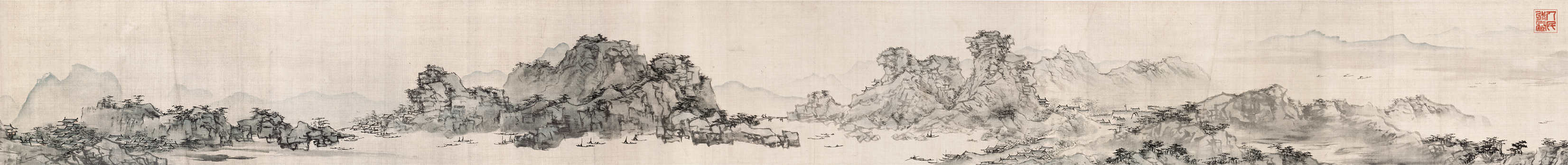 长江万里图-群山环绕