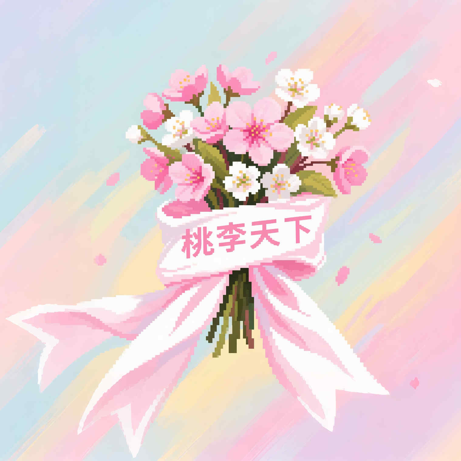 “桃李天下”桃花