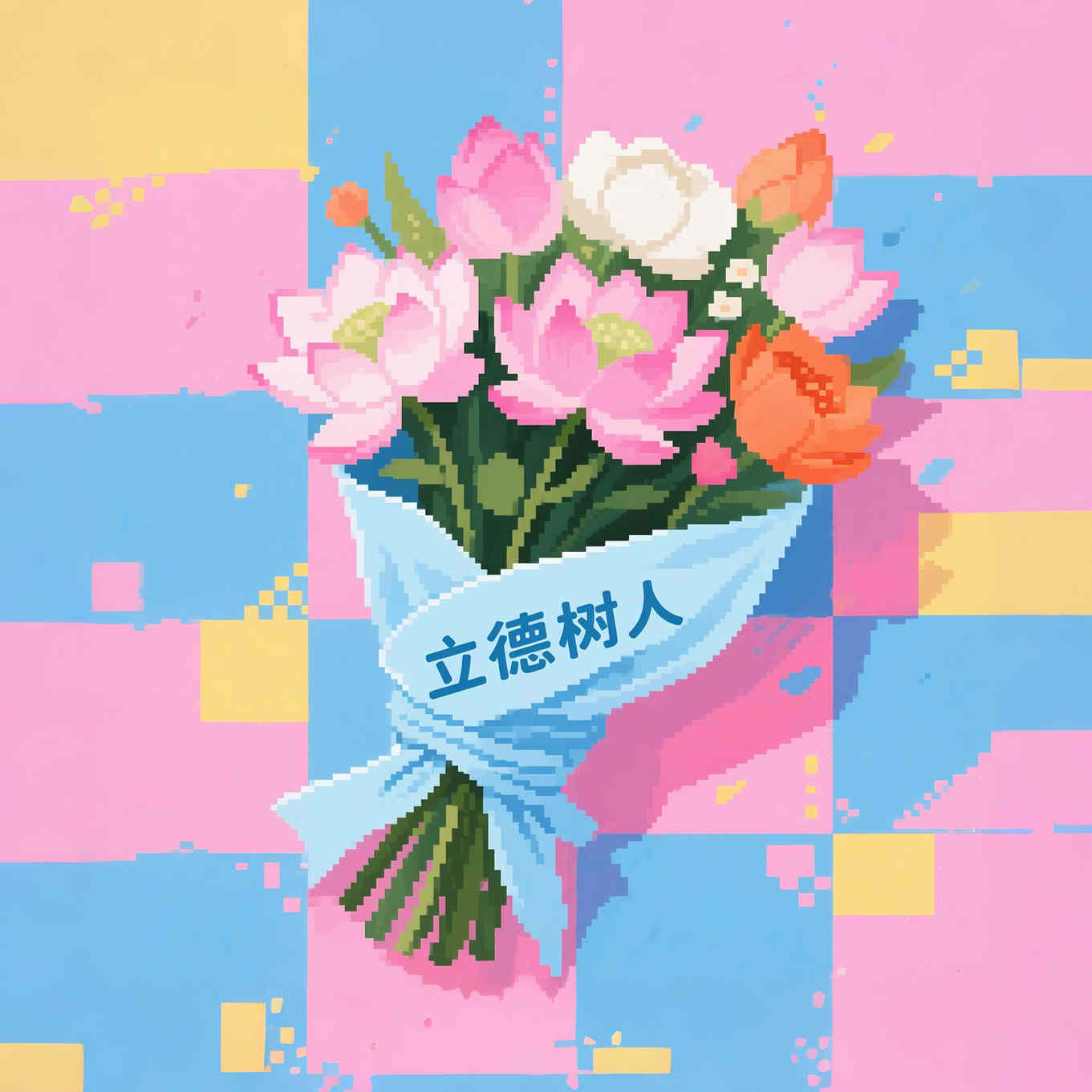 “立德樹人”蓮花