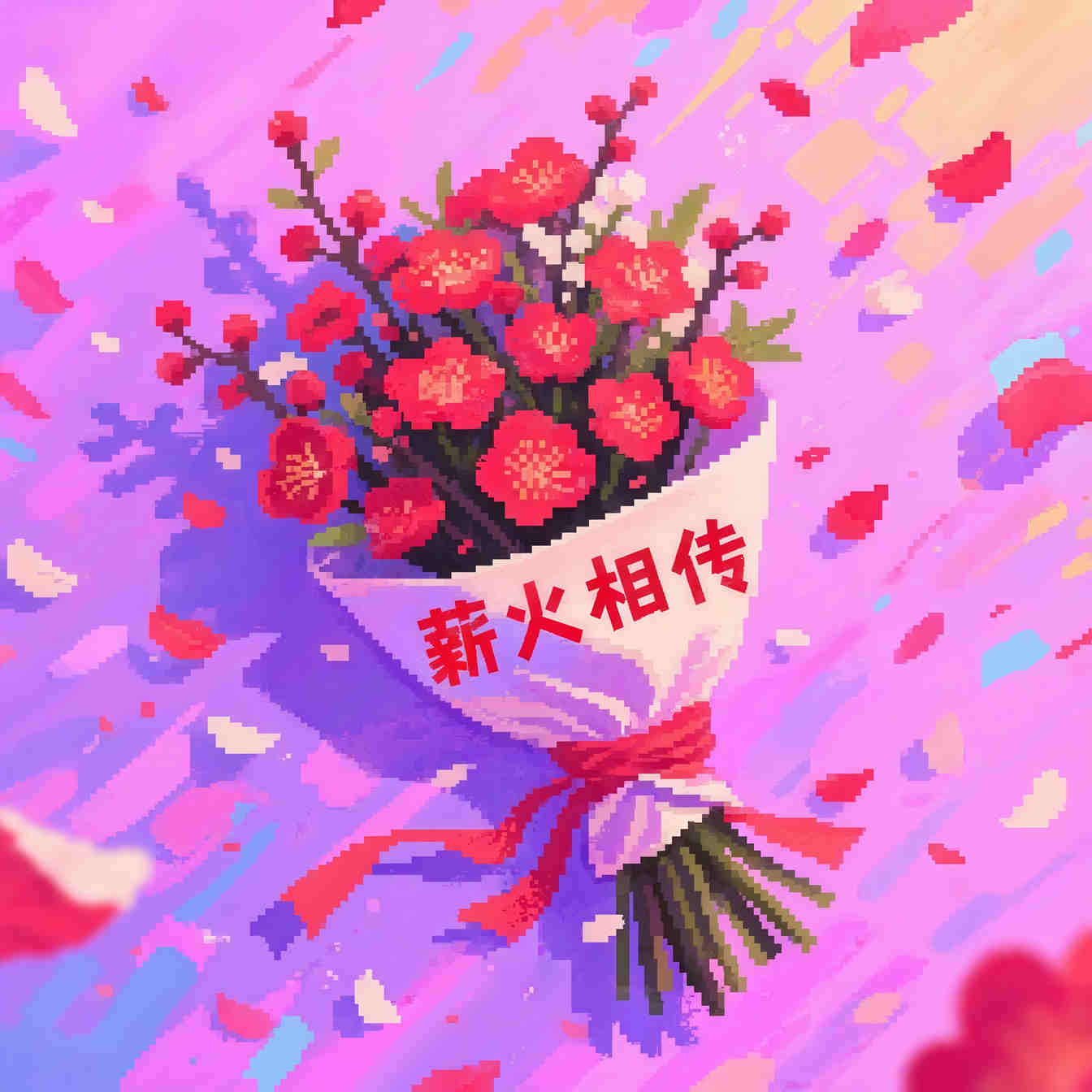 “薪火相傳”梅花