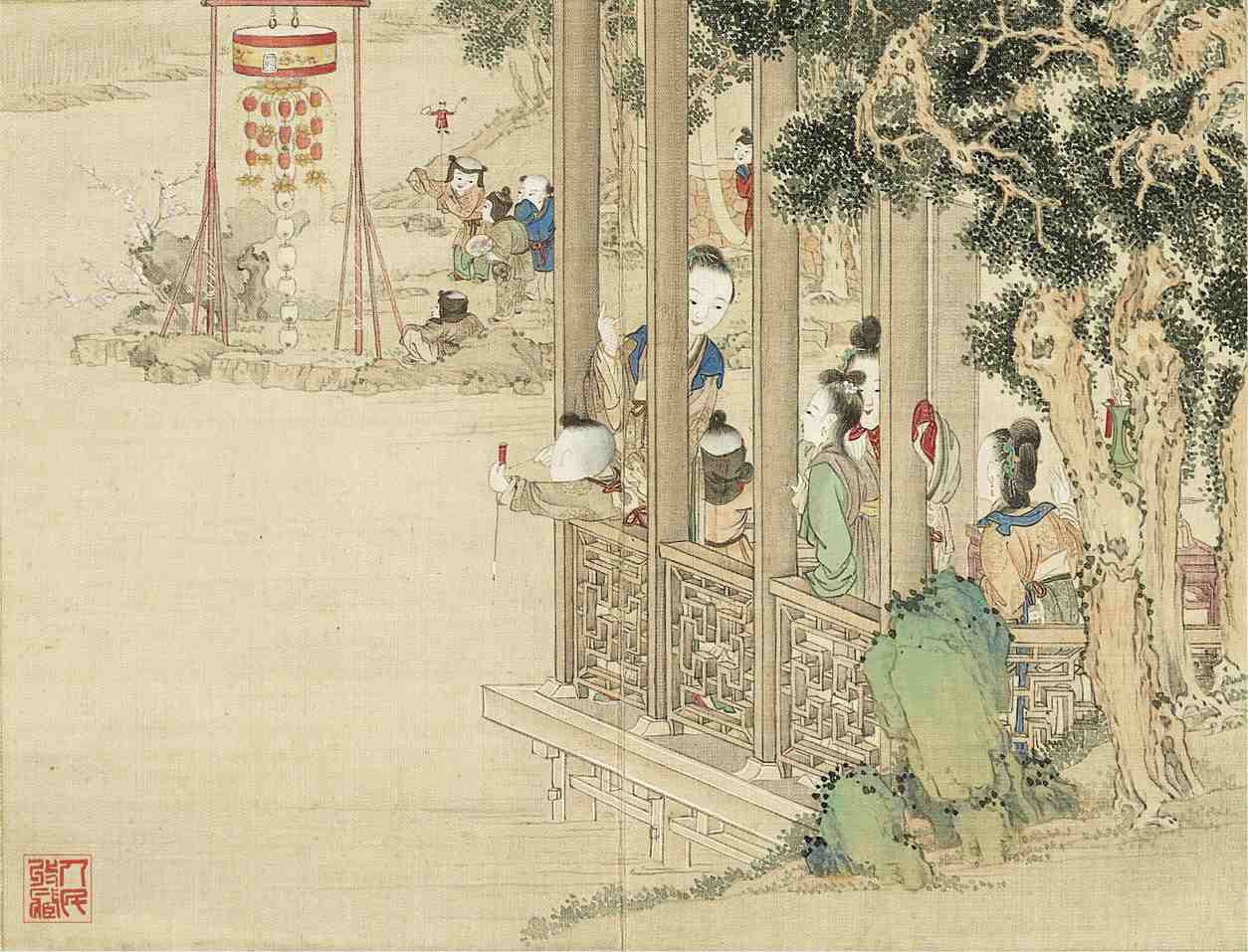 升平乐事图册-大花灯韵