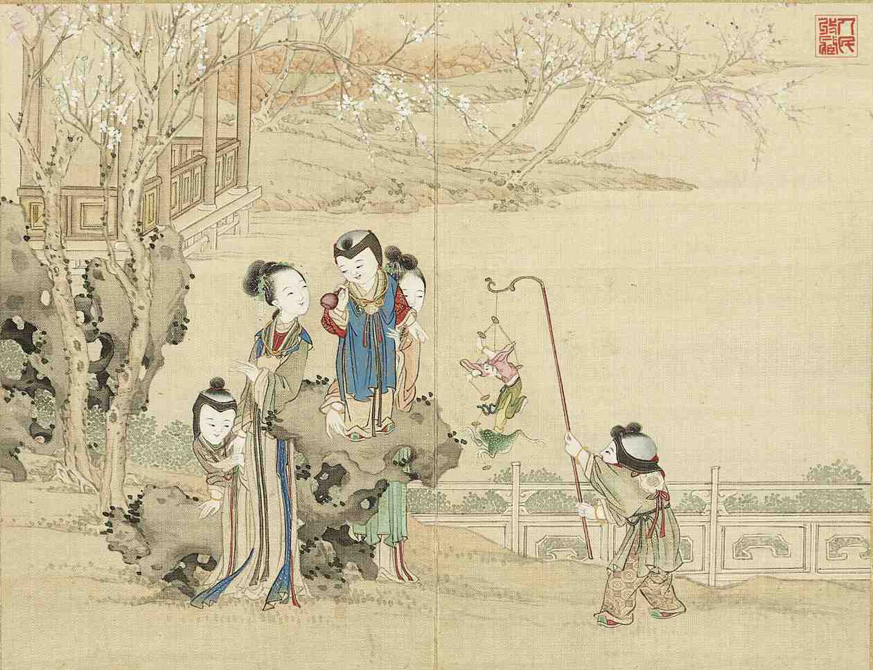 升平乐事图册-独占鳌头