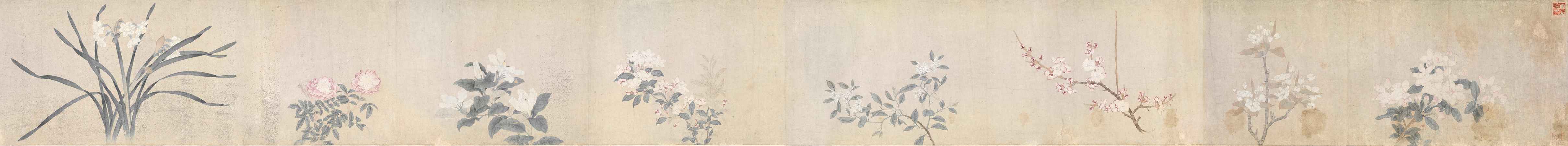 八花图-钱选