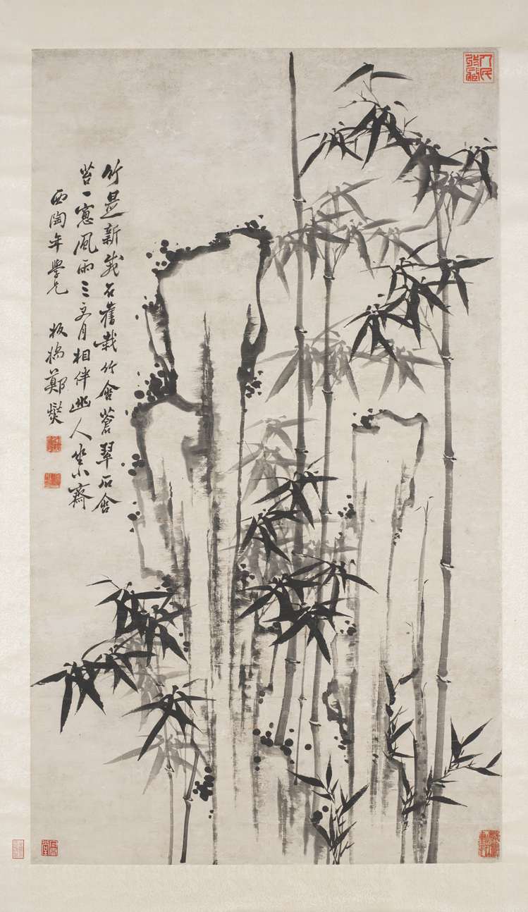 竹石-郑板桥