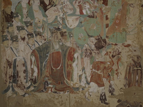 莫高窟第220窟 <em>初唐</em>--书画--人民网