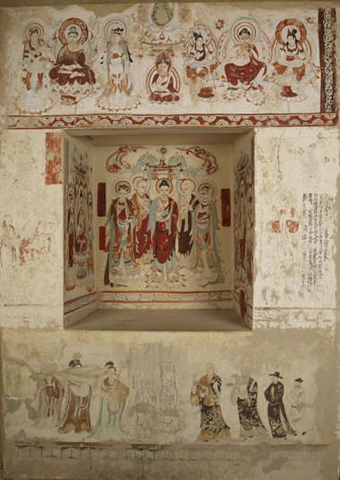 莫高窟第220窟 <em>初唐</em>--书画--人民网