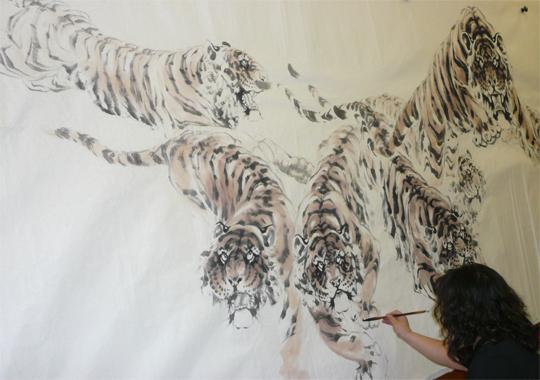 专访著名书画家苏联春实录