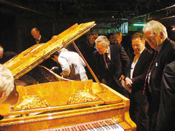 世界最贵艺术钢琴亮相央视图片