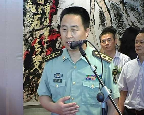 庆八一·战士刘超书法展在中华世纪坛举行