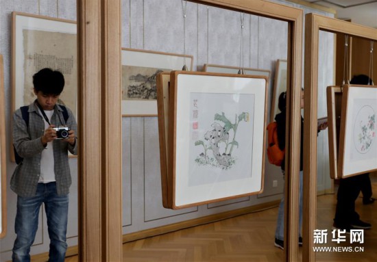 （文化）（5）“國家級非物質文化遺產木版水印藝術作品展”在同濟大學揭幕